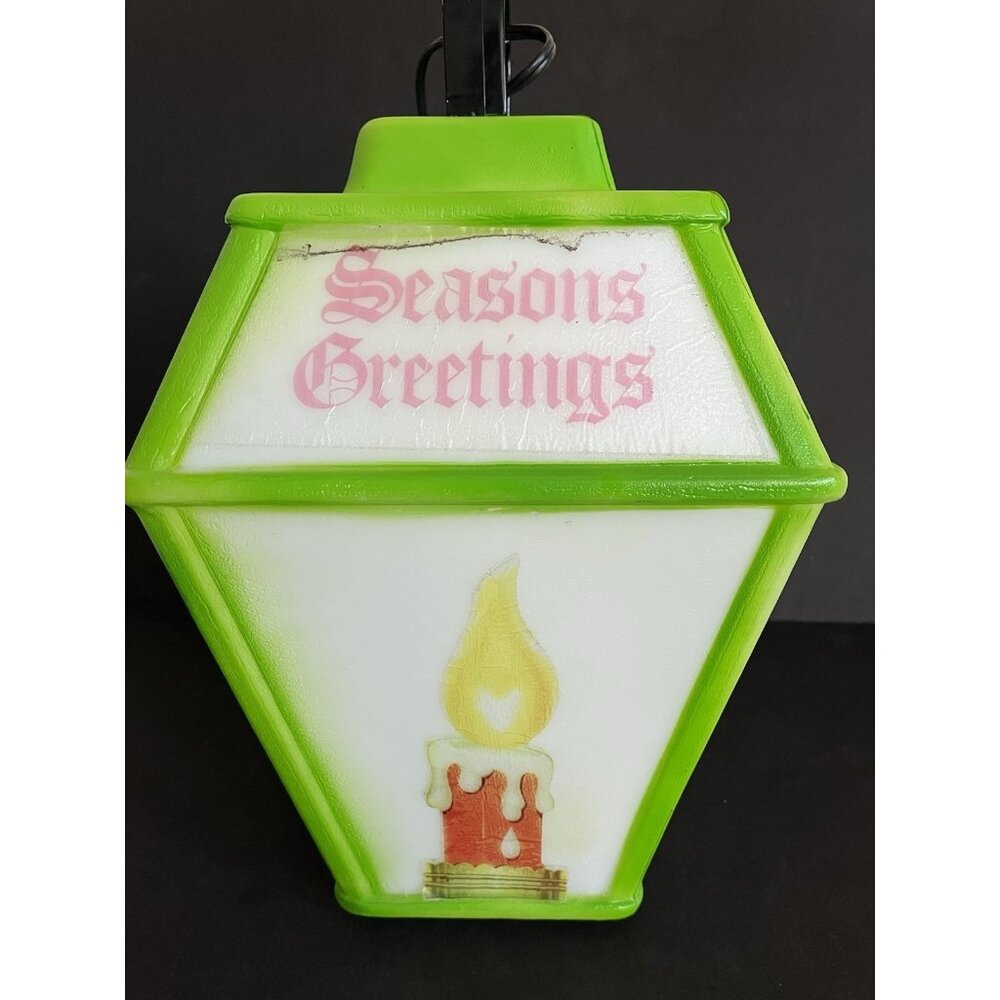 RARE VTG 1973 Christmas Blow Mold Hanging Lantern Empire Carolina Enterprises